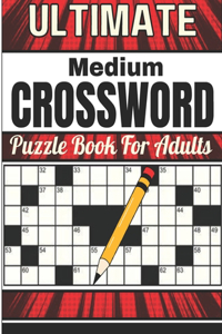 Ultimate Medium Crossword Puzzle Book For Adults