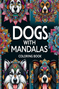 Dogs with Mandalas coloring book