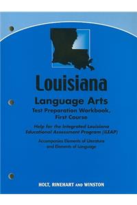 Elements of Literature: Language Arts Test Preparation Workbook First Course
