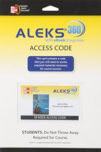Aleks 360 Access Card (18 Weeks) for Bello Introductory Algebra