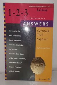 1-2-3 for Windows Answers (Certified Tech Support S.)