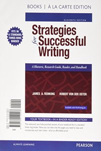 Strategies for Successful Writing, Books a la Carte Edition Plus Mylab Writing with Pearson Etext -- Access Card Package