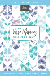 Niv, Verse Mapping Bible for Girls, Hardcover, Comfort Print