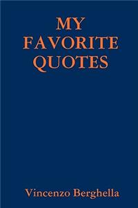 My Favorite Quotes
