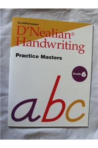 Dnealian Handwriting 1994 Practice Blackline Masters Grade 6
