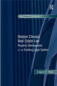 Modern Chinese Real Estate Law