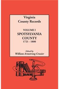 Virginia County Records. Volume I