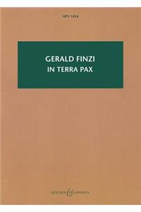 In Terra Pax, Op. 39