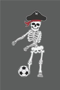 Pirate Skeleton Soccer Journal