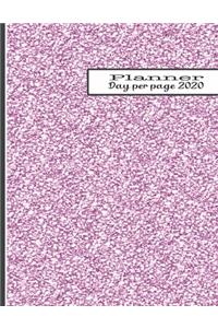 Day per page planner 2020