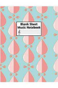 Blank Sheet Music Notebook