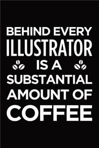 Behind every illustrator is a substantial amount of coffee