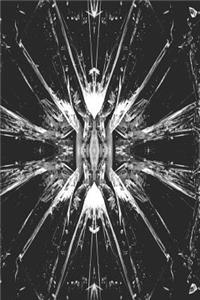 Gothic Notizbuch mit roten Totenköpfen