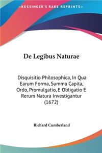 de Legibus Naturae