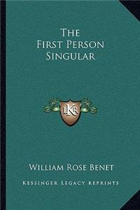 The First Person Singular