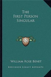 First Person Singular