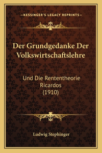 Grundgedanke Der Volkswirtschaftslehre