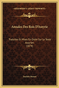 Annales Des Rois D'Assyrie