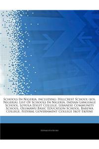 Articles on Schools in Nigeria, Including