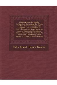 Observations on Popular Antiquities