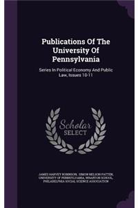 Publications of the University of Pennsylvania