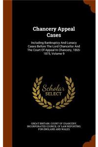 Chancery Appeal Cases