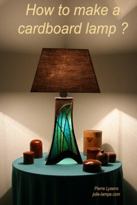 How to make a cardboard lamp