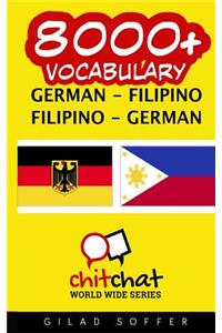 8000+ German - Filipino Filipino - German Vocabulary