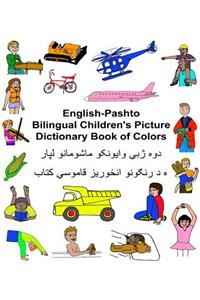 English-Pashto Bilingual Children's Picture Dictionary Book of Colors