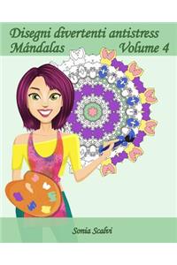 Disegni divertenti antistress - Mándala - Volume 4