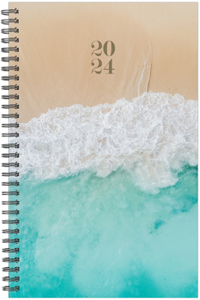 Waves 3.5 X 6.5 Softcover Weekly Spiral