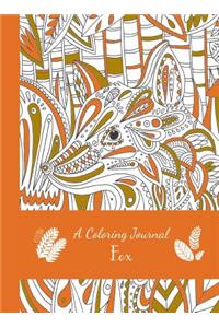 A Coloring Journal Fox