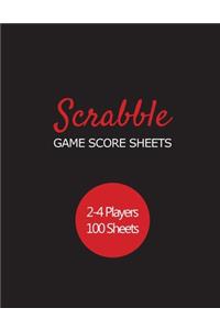 Scrabble Game Score sheets