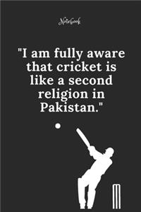 Cricket Notebook Quote 71 Notebook For Cricket Fans and Lovers