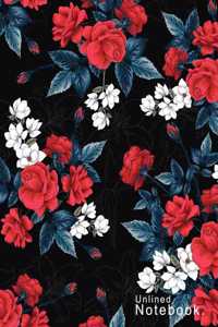 Floral Notebook For Drawing & Note Taking