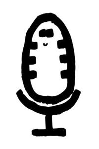 Happy Microphone Notebook