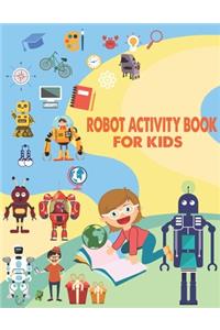 Robot Activity Book For Kids