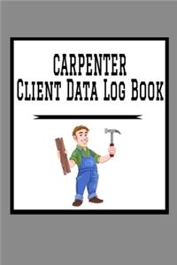 Carpenter Client Data Log Book