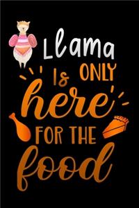 Llama is only here for the food