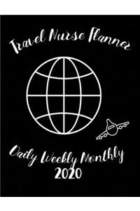 Travel Nurse Planner Daily Weekly Monthly 2020