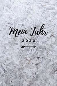 Mein Jahr 2020: A5 Wochenplaner, Tagesplaner, Terminkalender, Terminplaner 2020 - Mein Jahr - Januar bis Dezember 2020, modernes Design - Bürobedarf planen, gestalt