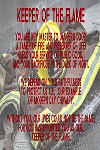 Keeper Of The Flame Firefighter Gear Graph Journal