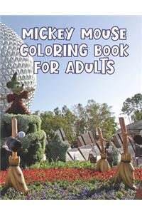 Mickey Mouse Coloring Book For Adults