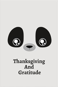 Thanksgiving and Gratitude