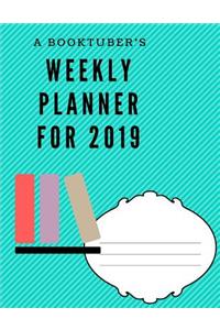 A Booktuber's Weekly Planner for 2019