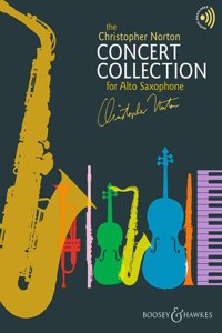 Christopher Norton Concert Collection for Alto Saxophone and Piano Book with Online Audio