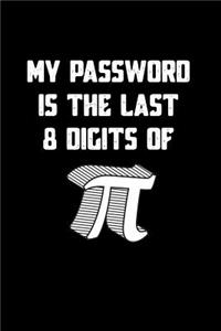My Password Is the Last 8 Digits of Pi