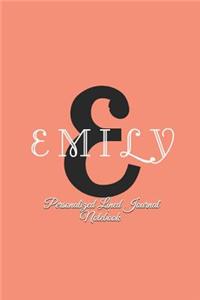 Emily Personalized Lined Journal Notebook