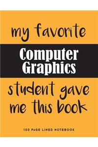 My Favorite Computer Graphics Student Gave Me This Book