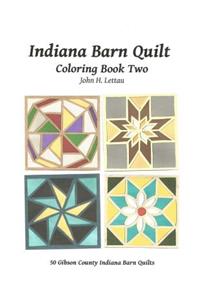 Indiana Barn Quilt Coloring Book Two